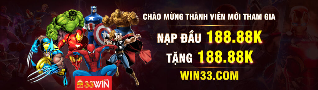 333win tặng 188k chào mừng thành viên mới